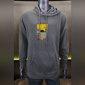 Andrew McMahon Three Pianos Tour Hoodie Mens L Slate Gray